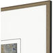 Metamorphosis Blue and Metallic and Yellow Framed Art, The Studio