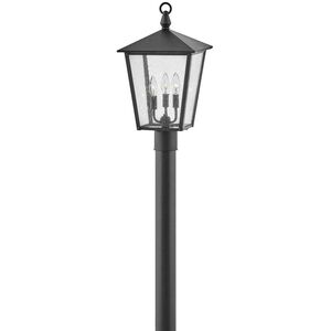 Heritage Huntersfield LED 21 inch Black Outdoor Post Mount Lantern