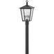 Heritage Huntersfield LED 21 inch Black Outdoor Post Mount Lantern