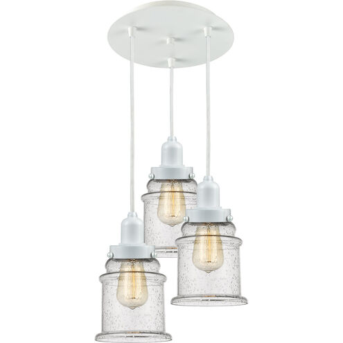 Whitney Canton 3 Light 10 inch White Multi-Pendant Ceiling Light, Whitney