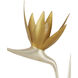 Paradiso 2 Light 16.5 inch Contemporary Silver Leaf Wall Sconce Wall Light, Right