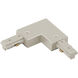 J Track 120 Brushed Nickel Track Component Ceiling Light