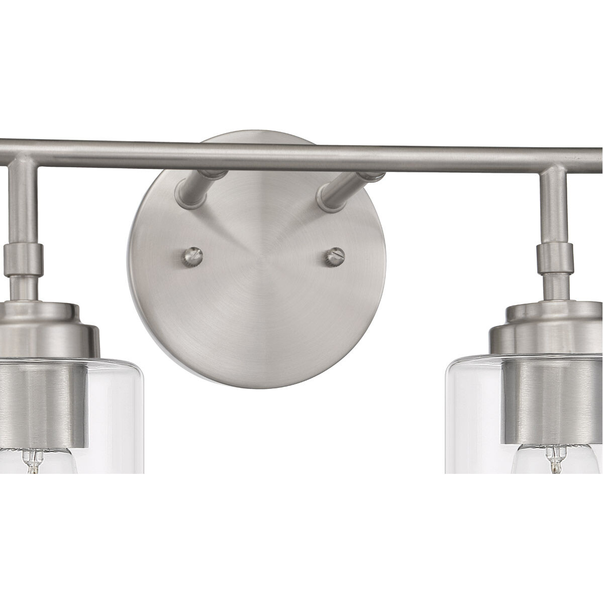 Stowe 4 Light 31 inch Brushed Polished Nickel Vanity Light Wall Light