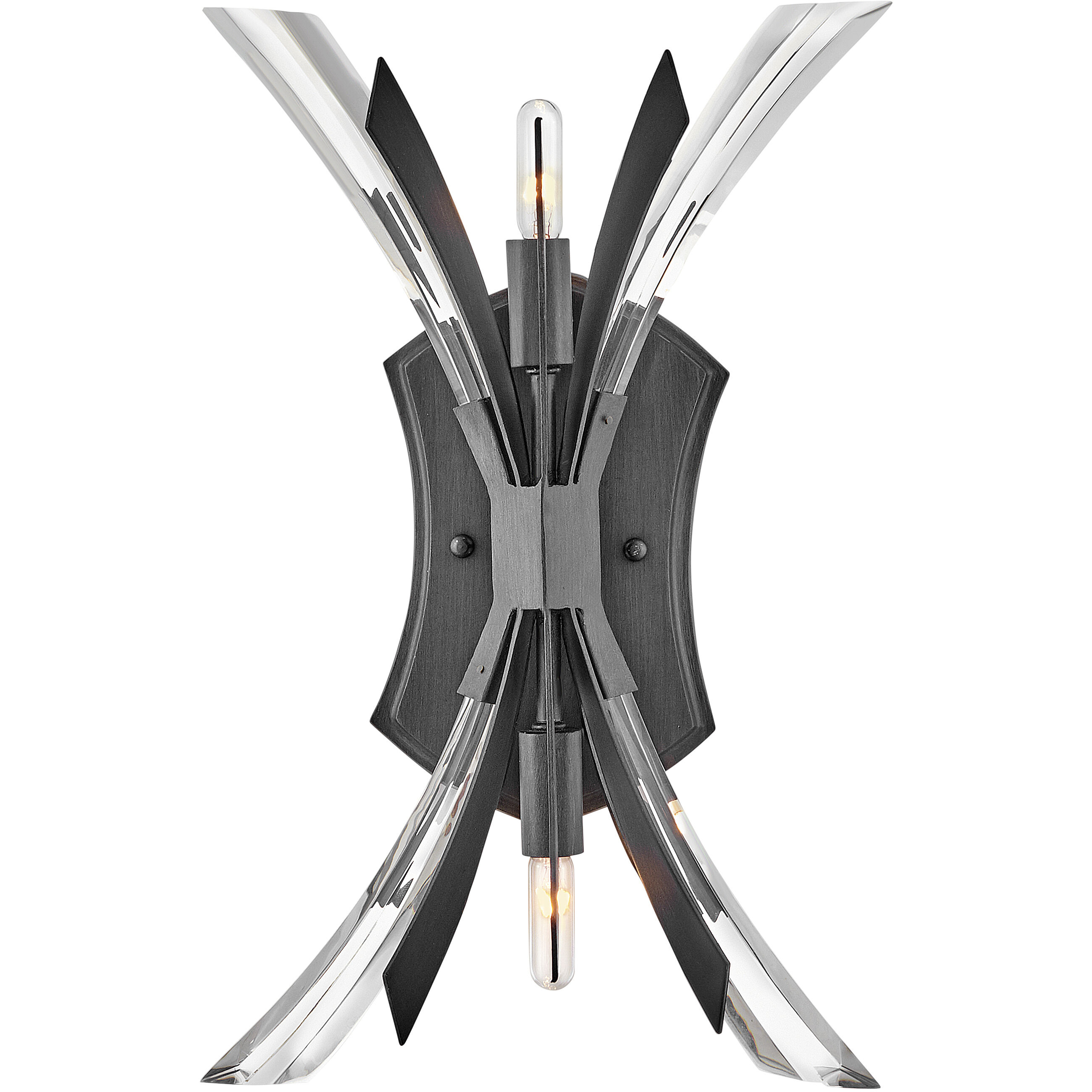 Vida LED 9 inch Brushed Graphite Sconce Wall Light