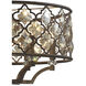 Armand 6 Light 24 inch Weathered Bronze with Clear Chandelier Ceiling Light