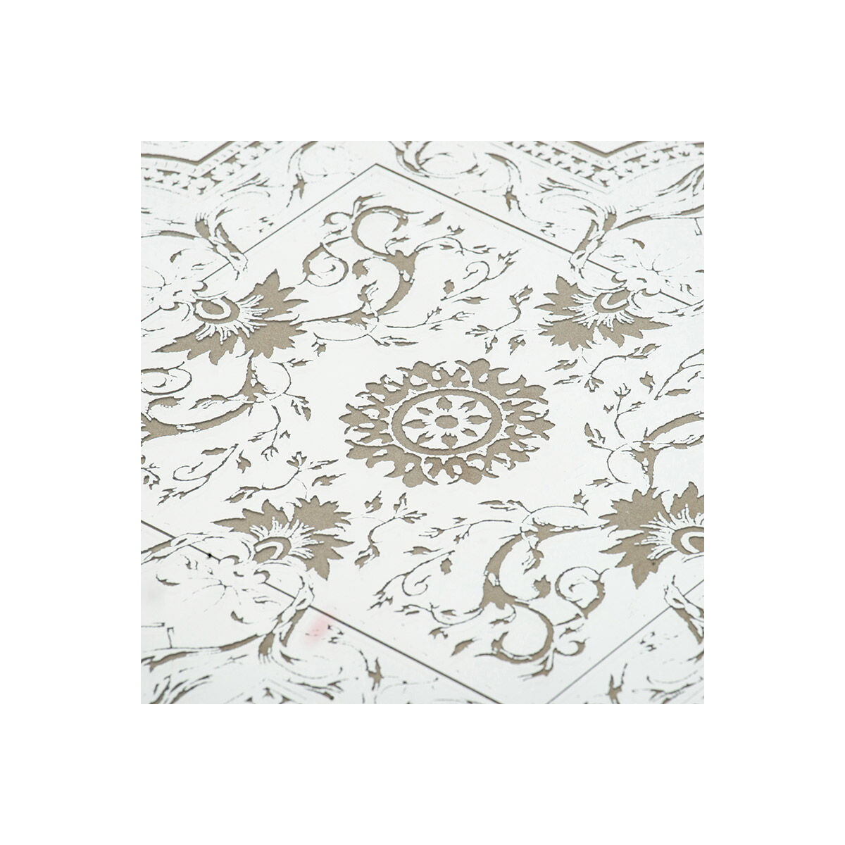 Floral Gold and Mirror Tray