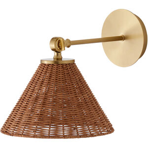 Wicker 1 Light 10.00 inch Wall Sconce