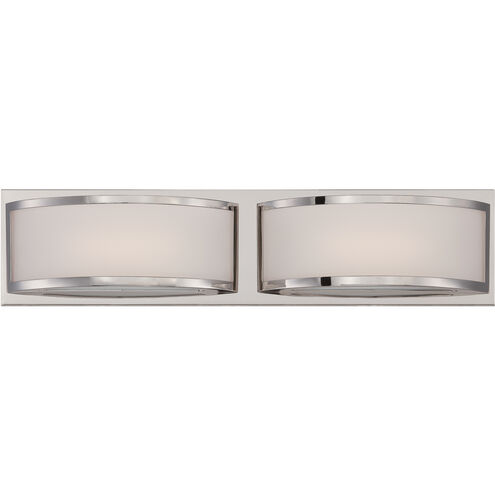 Mercer LED 21 inch Polished Nickel Vanity Light Wall Light