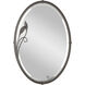 Beveled 31.7 X 22.3 inch Oil Rubbed Bronze Mirror, Oval