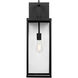 Rox LED Textured Black Outdoor Wall Lantern