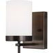 Sean Lavin Zire 1 Light 4.38 inch Brushed Oil Rubbed Bronze Bath Vanity Wall Light