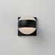 Modular LED 5 inch Black Outdoor Wall Mount