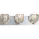 Gatsby 3 Light 21 inch Sterling Bath Sconce Wall Light