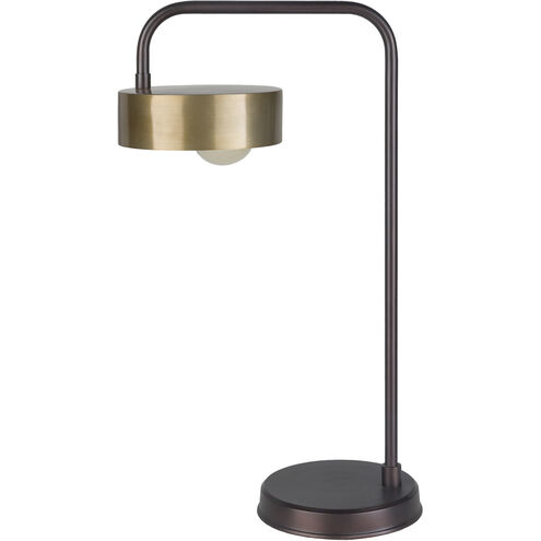 Maverick 25.5 inch 100 watt Bronze Table Lamp Portable Light