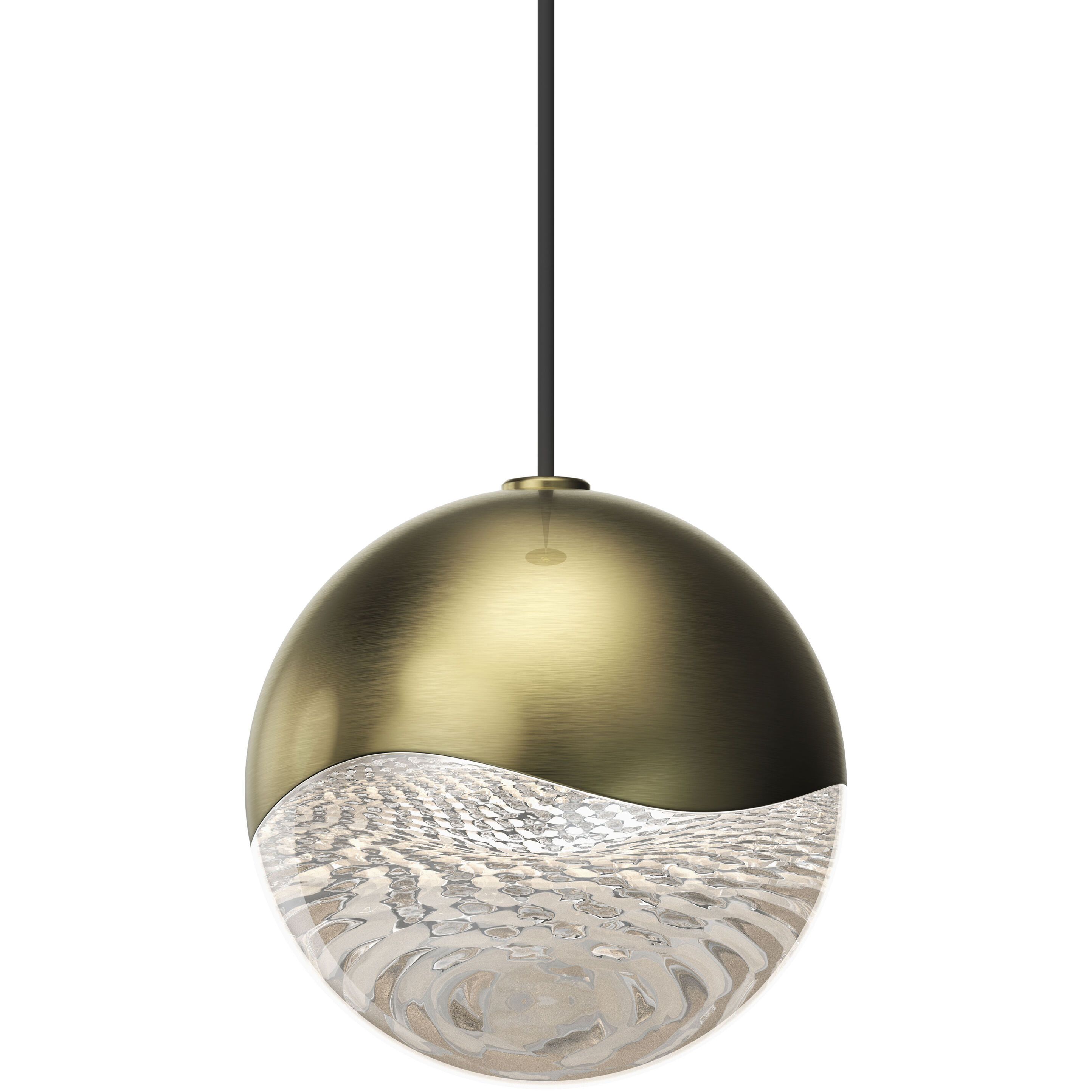 Grapes LED 3.25 inch Brass Pendant Ceiling Light in Medium
