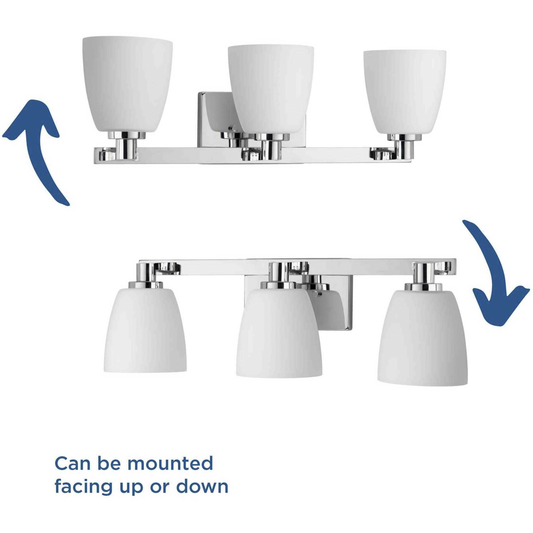 Fleet 3 Light 23 inch Polished Chrome Bath Vanity Wall Light