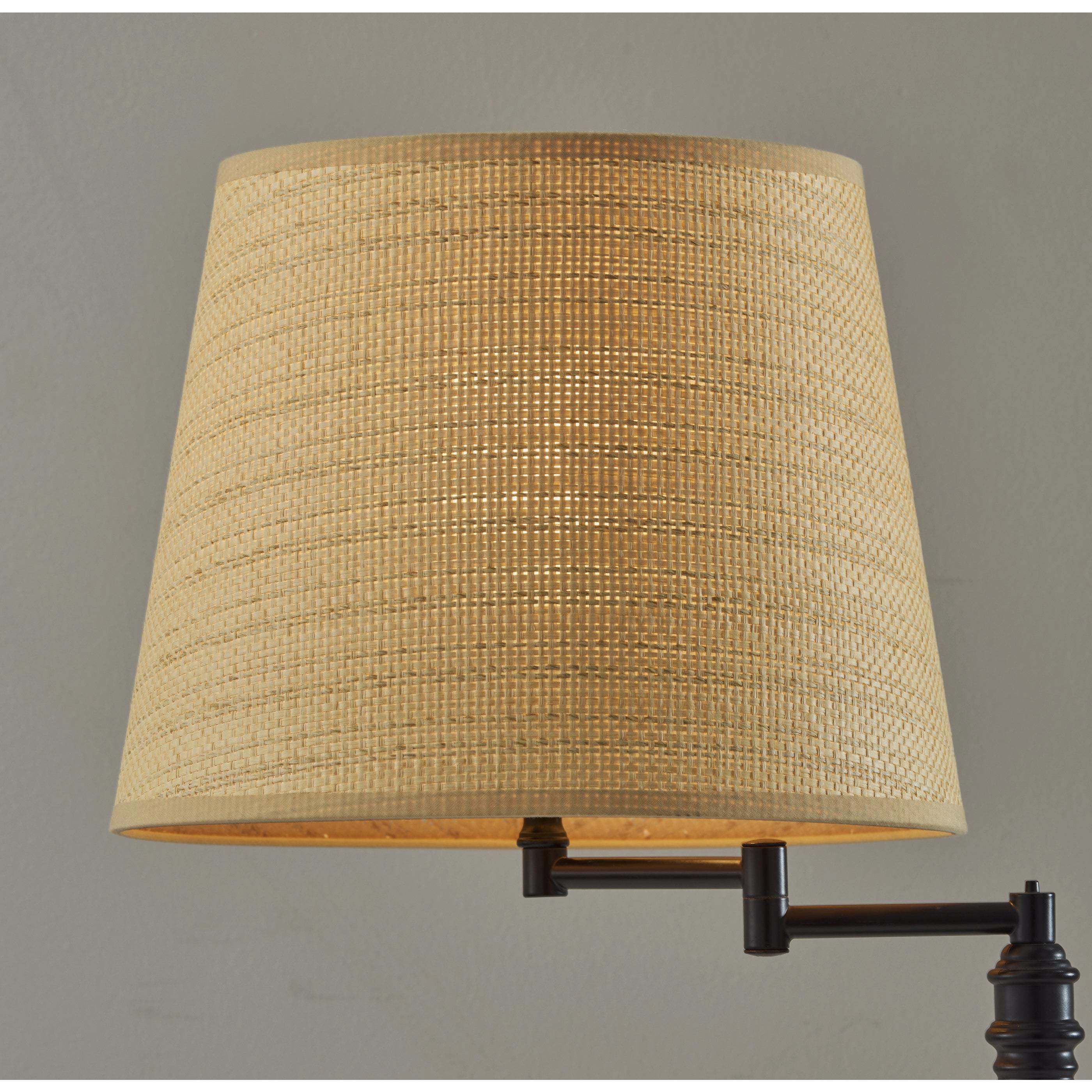 Dante 26 inch 60.00 watt Black Metal Table Lamp Portable Light, Simplee Adesso