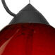 Vila 1 Light Black Cord Pendant Ceiling Light