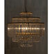 Quintus 4 Light 25 inch Antique Brass Chandelier Ceiling Light