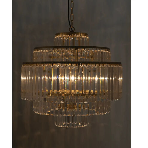 Quintus 4 Light 25 inch Antique Brass Chandelier Ceiling Light