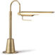 Raven 25.25 inch 25.00 watt Natural Brass Task Lamp Portable Light