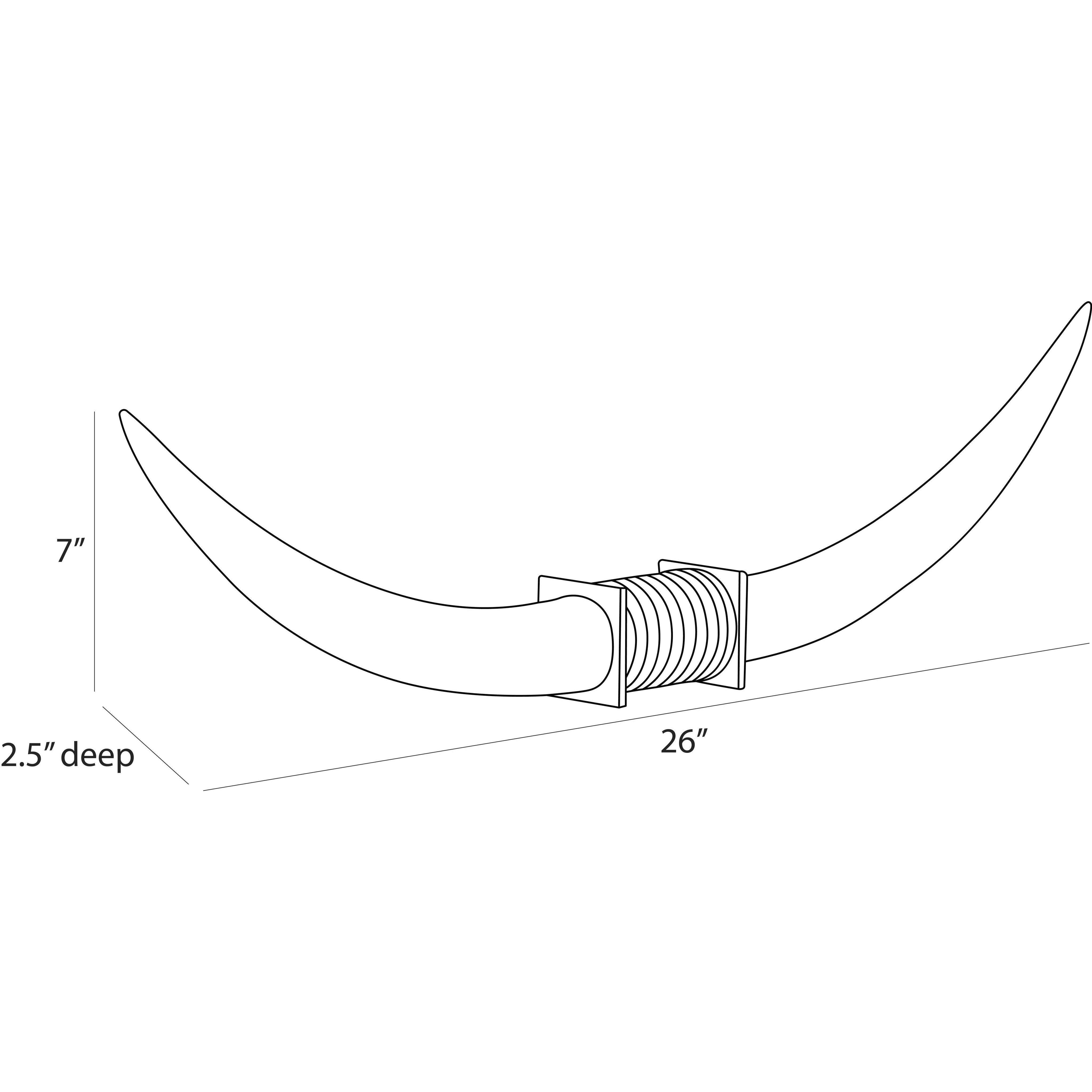 Jacari 26 X 7 inch Sculpture
