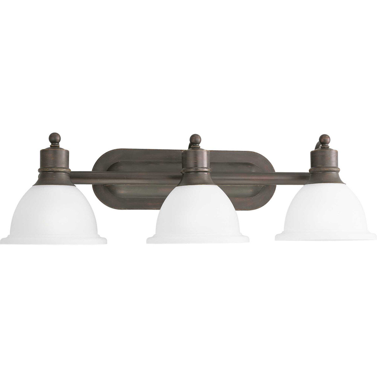 Madison 3 Light 27.5 inch Antique Bronze Bath Vanity Wall Light