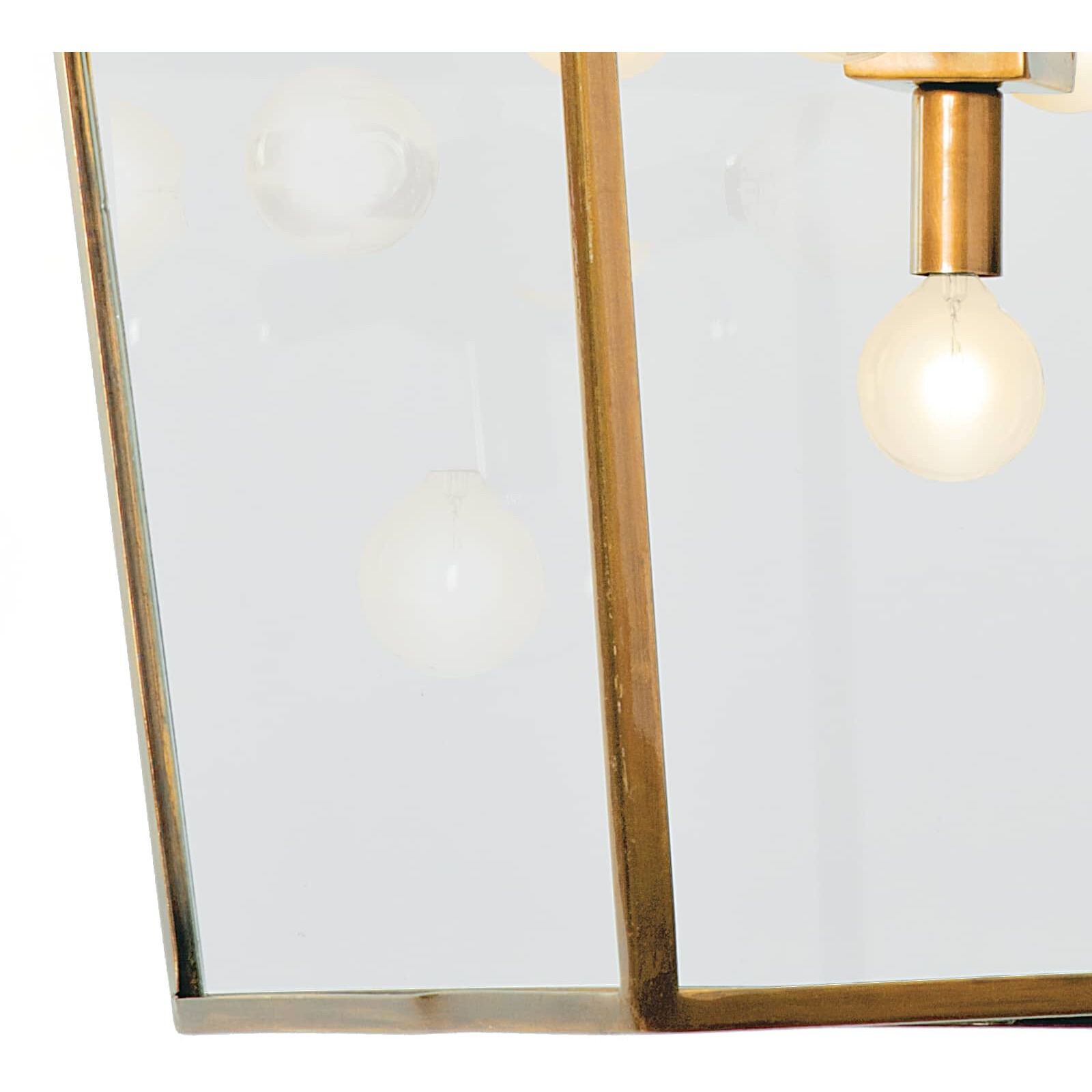 Camden 5 Light 16.25 inch Natural Brass Ceiling Lantern Ceiling Light