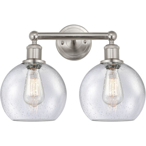 Athens 2 Light 17 inch Satin Nickel Bath Vanity Light Wall Light in Seedy