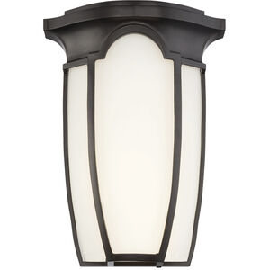 Tudor Row LED 9.25 inch Burnished Bronze ADA Wall Sconce Wall Light, Interior/Exterior