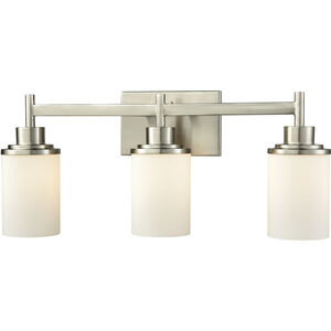 Belmar 3 Light 22 inch Brushed Nickel Vanity Light Wall Light