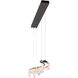 Riverbed LED 50.1 inch Oil Rubbed Bronze Pendant Ceiling Light