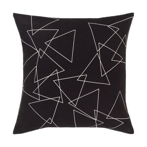 Graphic Punch 18 X 18 inch Black/White Pillow Kit, Square