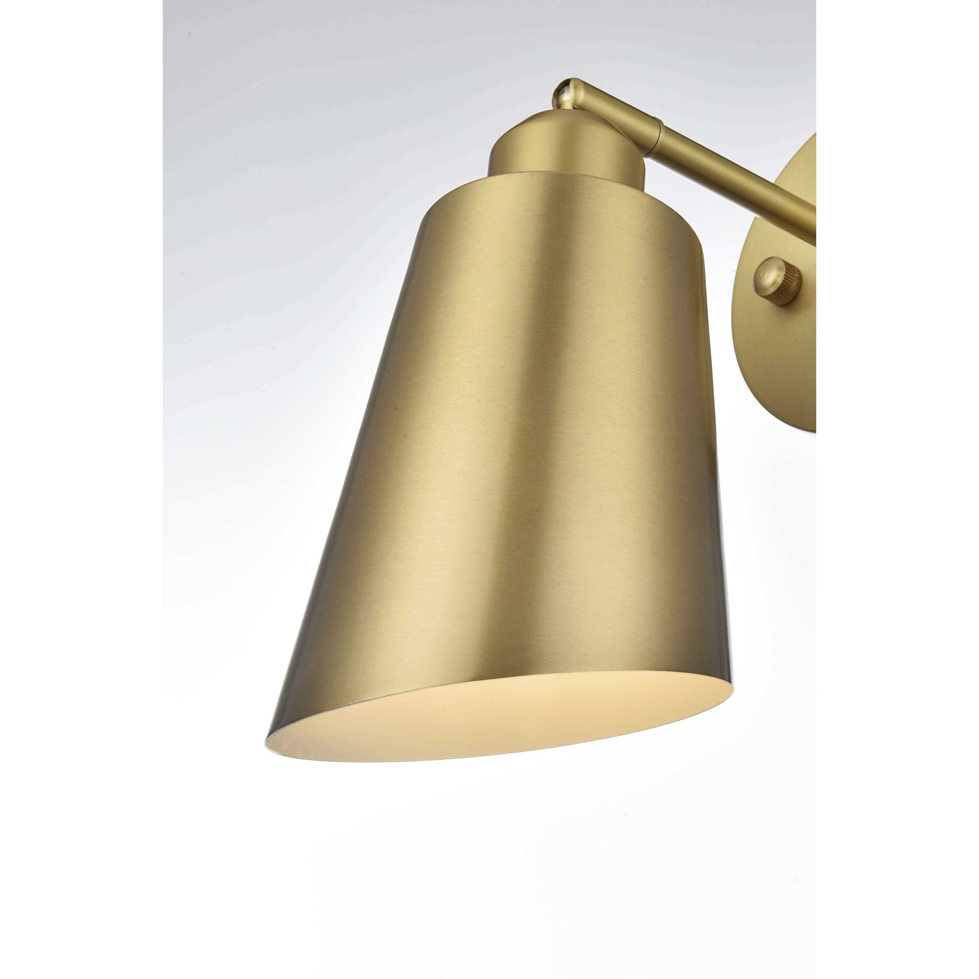 Halycon 1 Light 5 inch Satin Gold Bath Sconce Wall Light