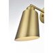Halycon 1 Light 5 inch Satin Gold Bath Sconce Wall Light