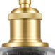 Ballston Athens 1 Light 8 inch Satin Gold Sconce Wall Light, Ballston