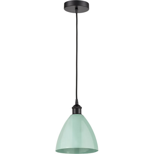 Edison Plymouth Dome 1 Light 8 inch Polished Chrome Mini Pendant Ceiling Light