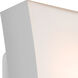 Billow 2 Light 15.5 inch Silver Outdoor Wall Sconce