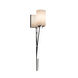 Clouds Wall Sconce Wall Light in 700 Lm LED, Polished Chrome, Cylinder with Flat Rim