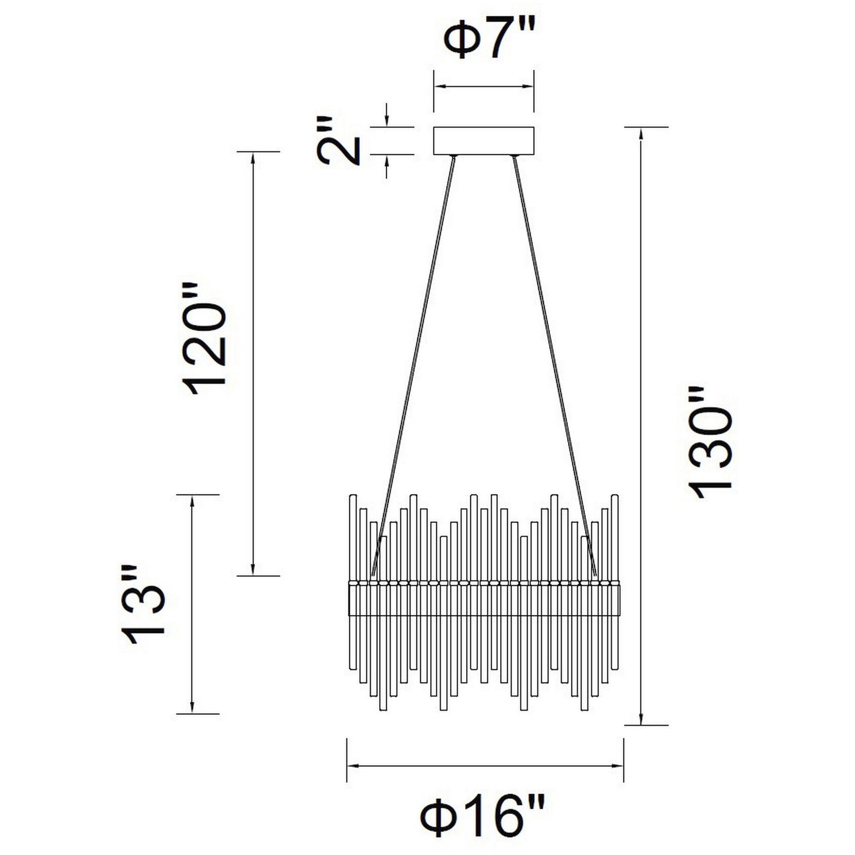 Genevieve LED 16 inch Medallion Gold Chandelier Ceiling Light