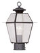 Westover 1 Light 14 inch Bronze Outdoor Post Top Lantern