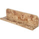 Anita 18.9 inch Brown Wall Shelf