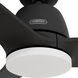 Malden 52 inch Matte Black Ceiling Fan