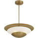 Solara 4 Light 23.75 inch Legacy Brass Pendant Ceiling Light