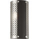 Noho 2 Light 7 inch Brushed Nickel W/ Sand Coal Sconce Wall Light