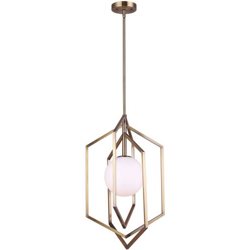 Valen 1 Light 14 inch Gold Pendant Lighting Ceiling Light