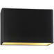 Ambiance LED 10 inch Matte Black ADA Wall Sconce Wall Light