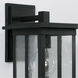 Barrett 1 Light 12 inch Black Outdoor Wall Lantern