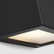 Sean Lavin Kakudo LED 10.5 inch Textured Black Outdoor Wall Lantern