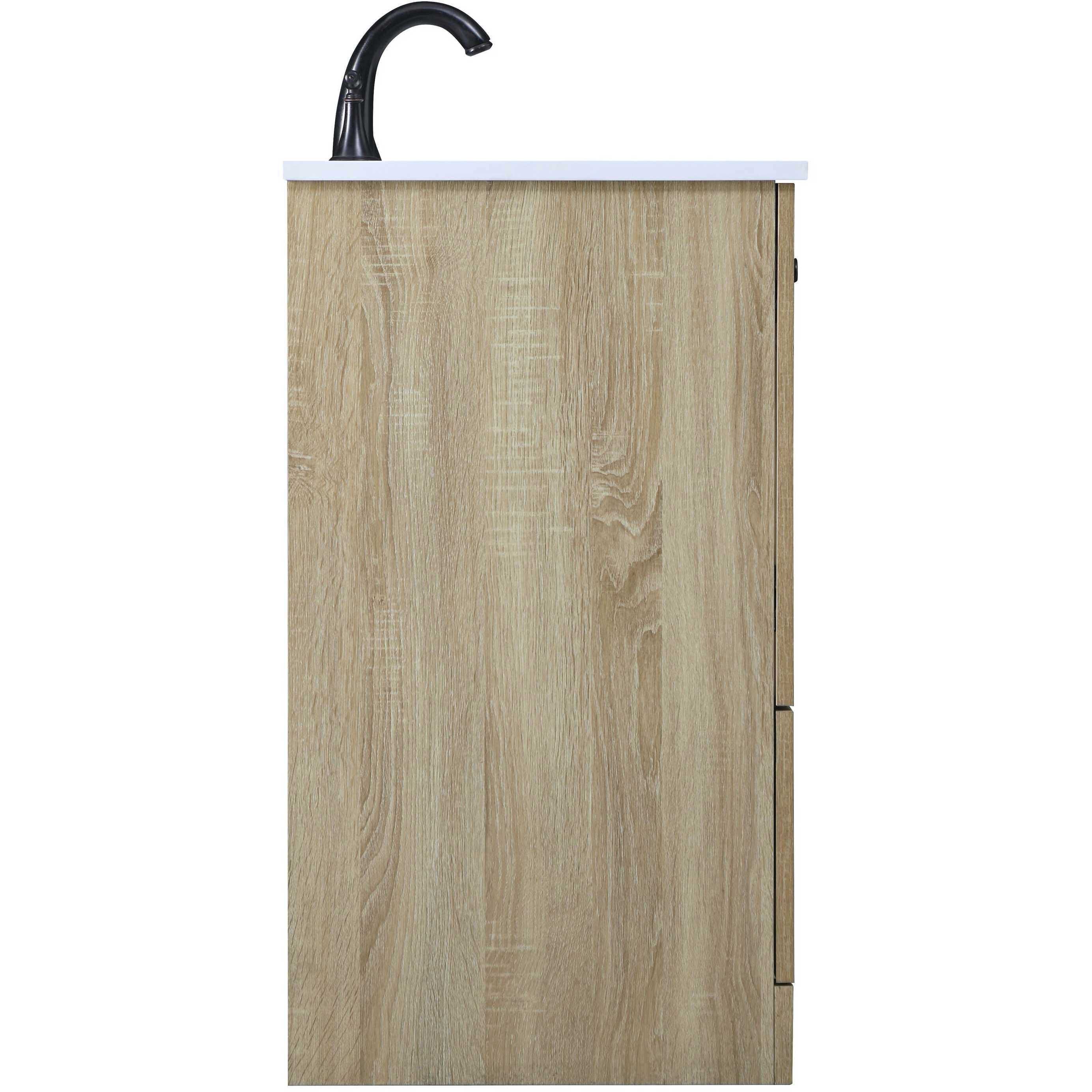 Soma 30 X 34 inch Mango Wood Bathroom Vanity Cabinet